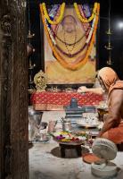 Jalabhisheka and Shodashopachara Puja by HH Swamiji on Samaradhana Divasa of HH Shrimat Pandurangashram Swamiji. SCM-Karla.(16 June 2026)